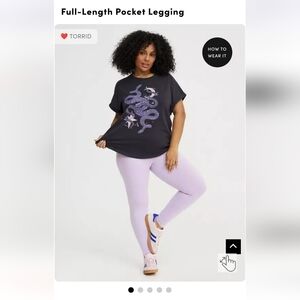 torrid English Hycinth Full-Length Pocket Legging